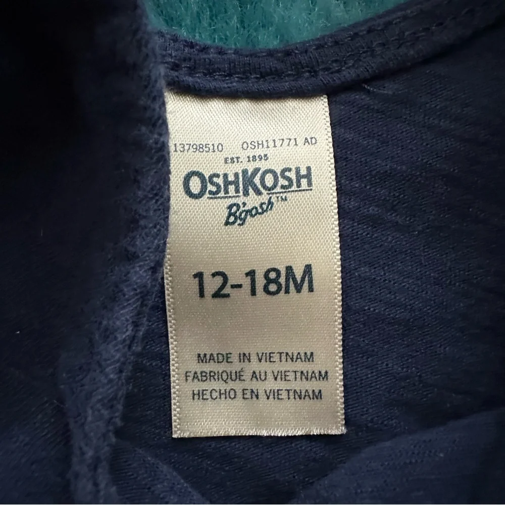 OshKosh Toddler Girl Short Sleeve Tee Size 12-18 Months